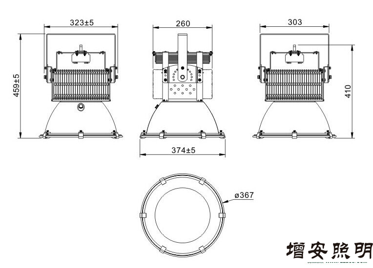 高檔高端SWK205-100w高效LED工礦燈，LED工廠燈廠家直銷，LED節(jié)能燈體育場(chǎng)館