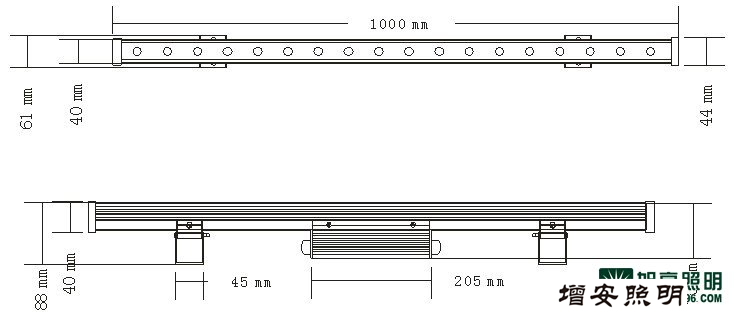 SWX001單色18W洗墻燈
